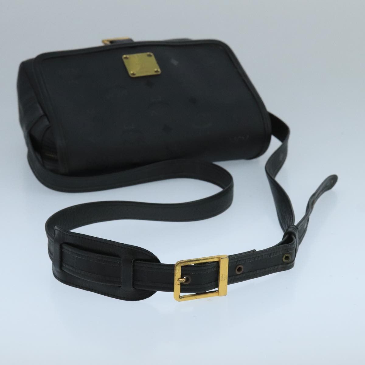 MCM Visetos Black Canvas Shoulder Bag (Pre-Owned) Size ONE SIZE - 5 Thumbnail