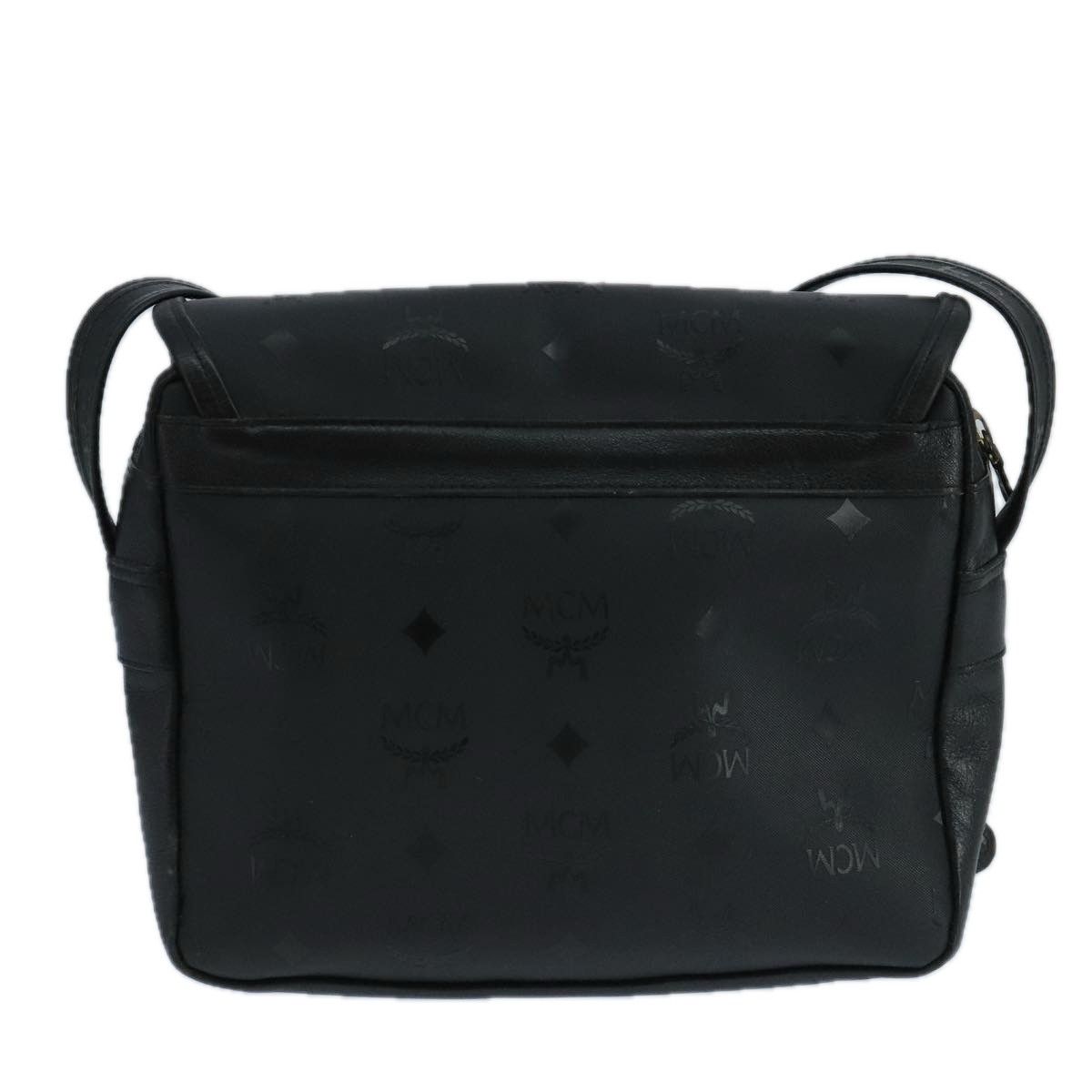 MCM Visetos Black Canvas Shoulder Bag (Pre-Owned) Size ONE SIZE - 2 Thumbnail