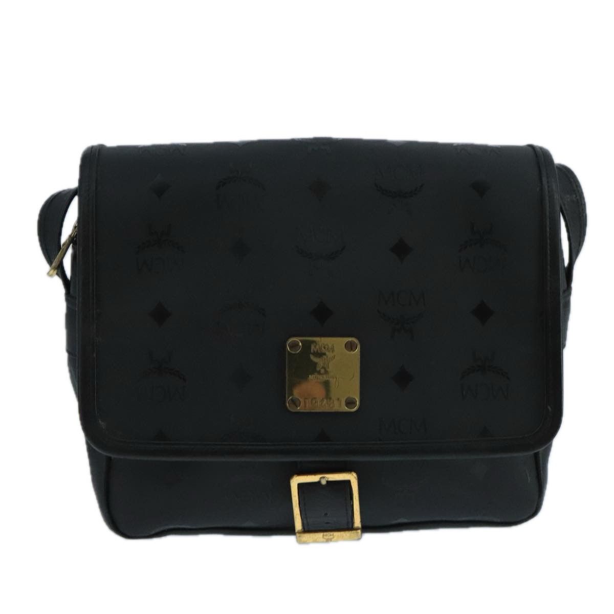 MCM Visetos Black Canvas Shoulder Bag (Pre-Owned) Size ONE SIZE - 17 Thumbnail