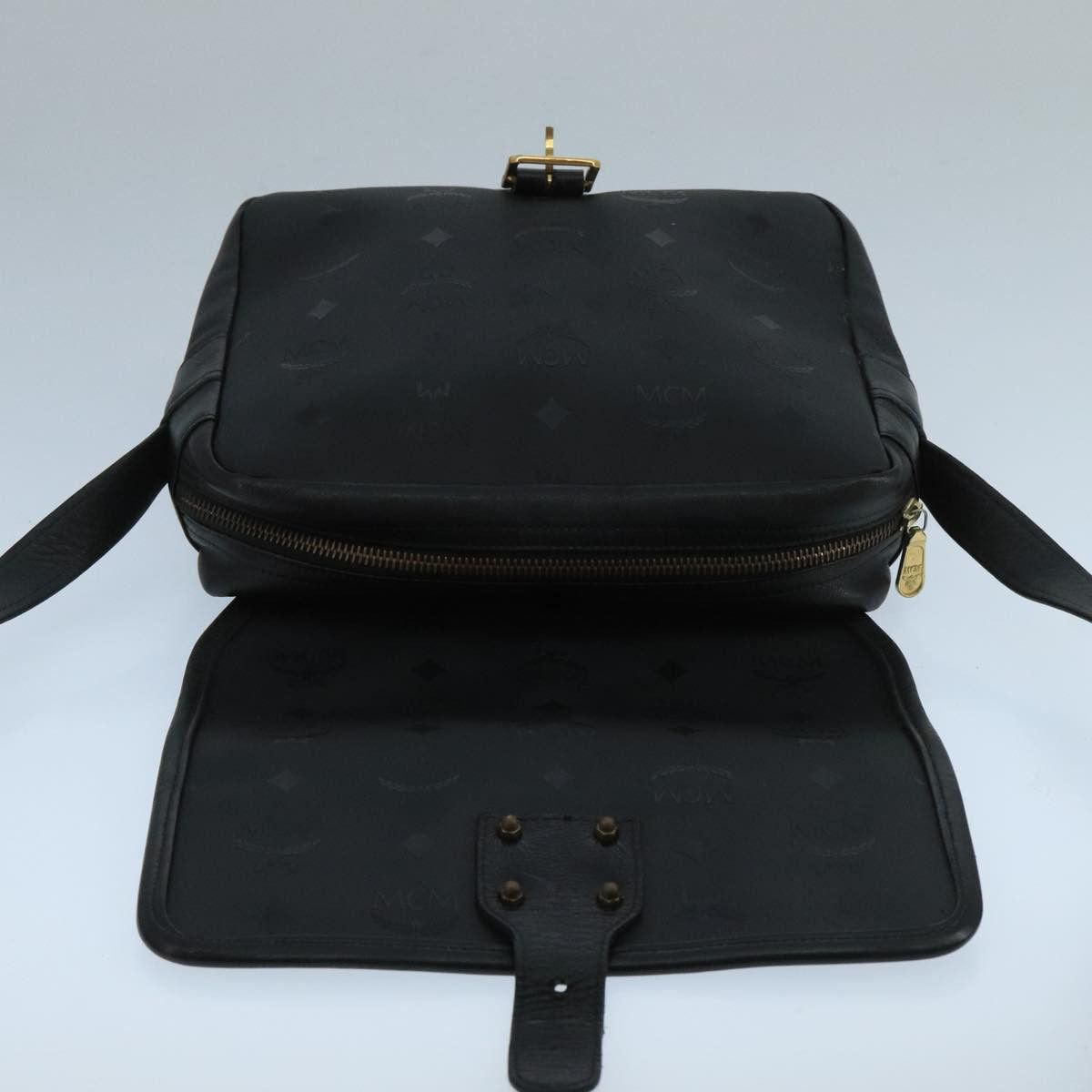 MCM Visetos Black Canvas Shoulder Bag (Pre-Owned) Size ONE SIZE - 19 Thumbnail