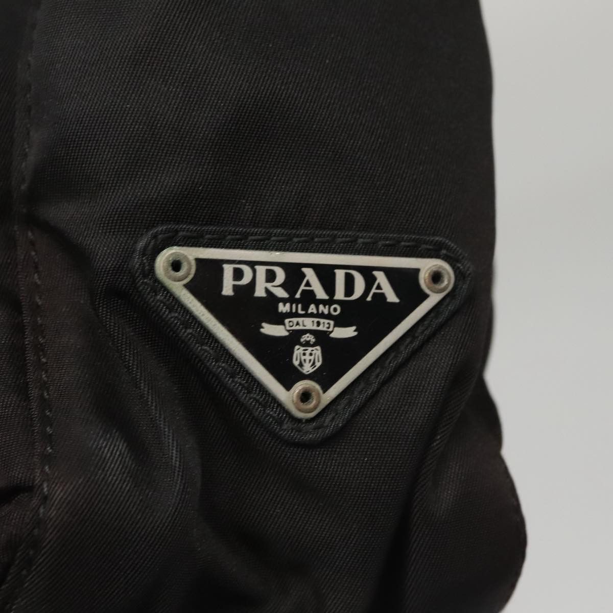 Prada Tessuto Black Synthetic Handbag (Pre-Owned) Size ONE SIZE - 13 Thumbnail