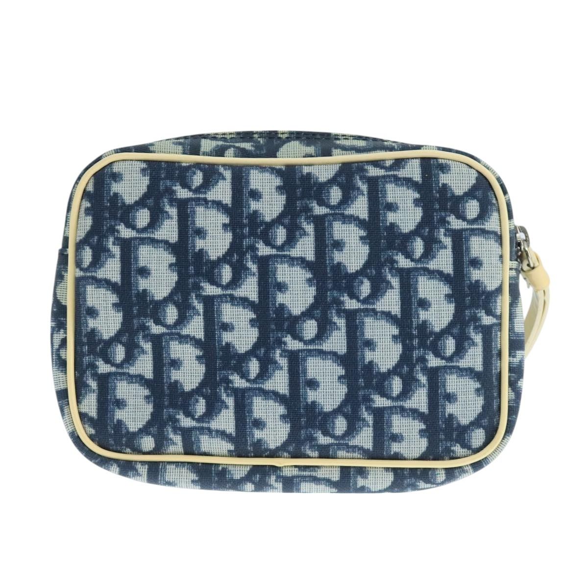 Dior Trotter Navy Canvas Clutch Bag (Pre-Owned) Size ONE SIZE - 2 Thumbnail