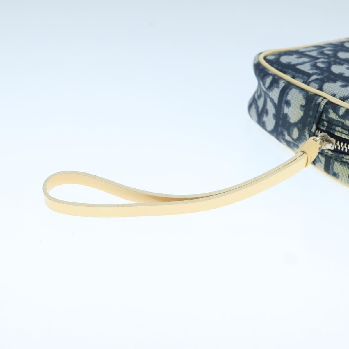 Dior Trotter Navy Canvas Clutch Bag (Pre-Owned) Size ONE SIZE - 5 Thumbnail