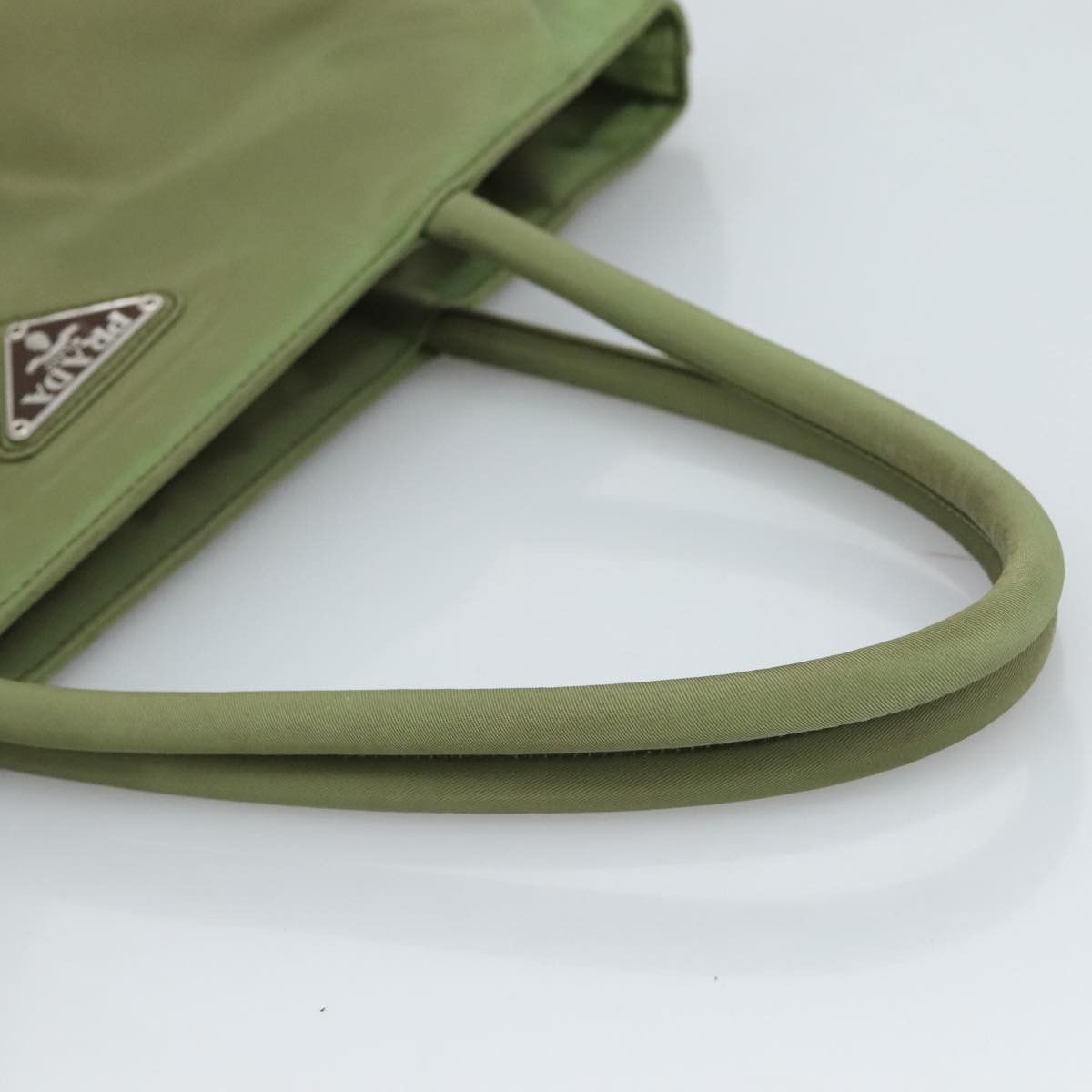 Prada Tessuto Khaki Synthetic Tote Bag (Pre-Owned) Size ONE SIZE - 10 Thumbnail