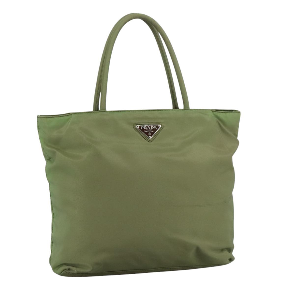 Prada Tessuto Khaki Synthetic Tote Bag (Pre-Owned) Size ONE SIZE - 19 Thumbnail