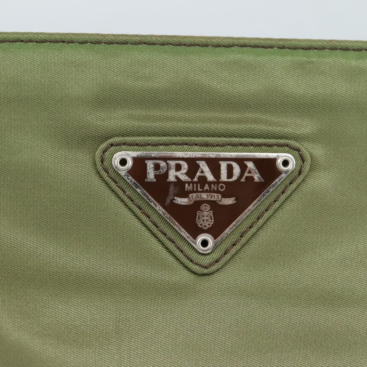 Prada Tessuto Khaki Synthetic Tote Bag (Pre-Owned) Size ONE SIZE - 17 Thumbnail
