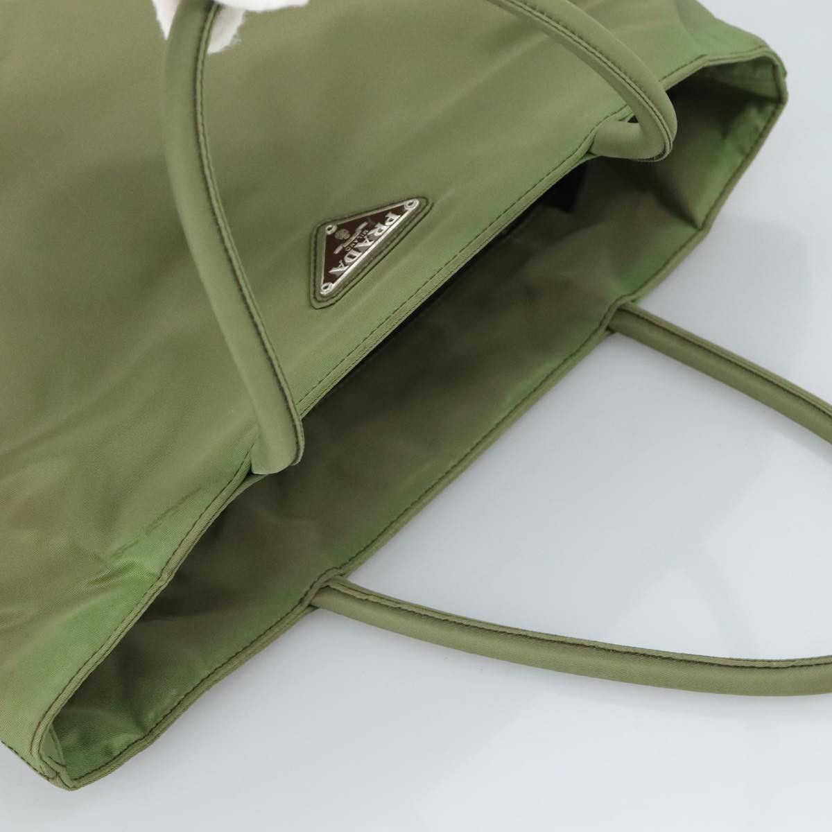 Prada Tessuto Khaki Synthetic Tote Bag (Pre-Owned) Size ONE SIZE - 5 Thumbnail