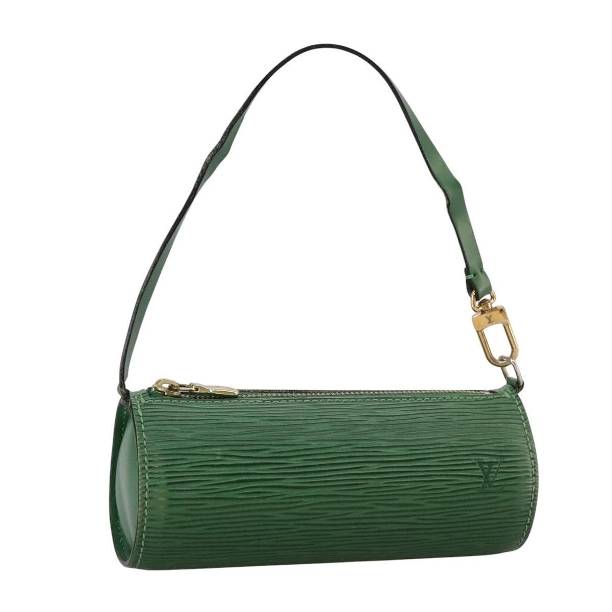 Louis Vuitton Papillon Green Leather Clutch Bag (Pre-Owned) Size ONE SIZE - 17 Thumbnail