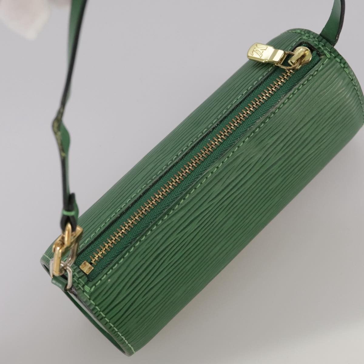 Louis Vuitton Papillon Green Leather Clutch Bag (Pre-Owned) Size ONE SIZE - 5 Thumbnail