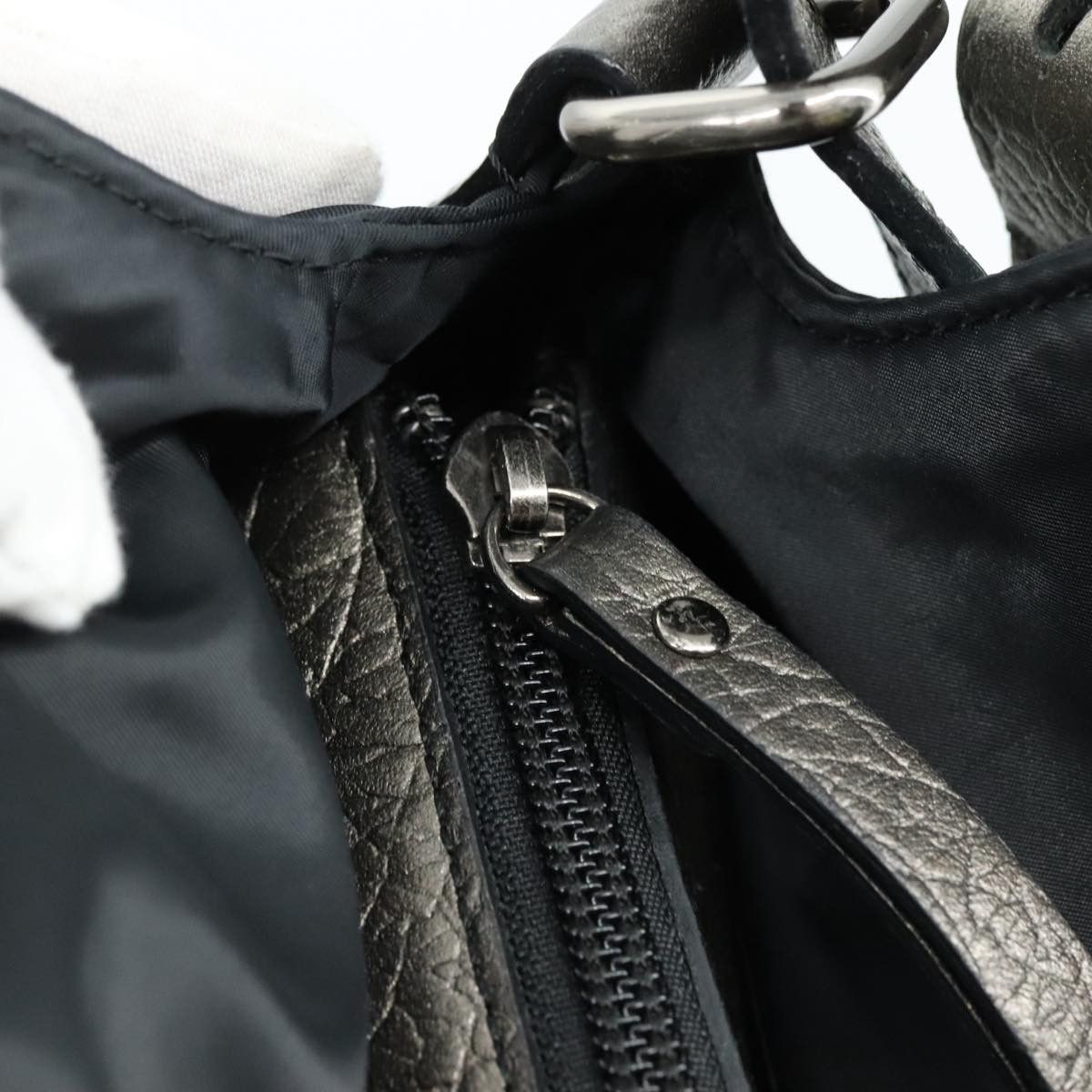 Burberry Black Synthetic Shoulder Bag (Pre-Owned) Size ONE SIZE - 11 Thumbnail