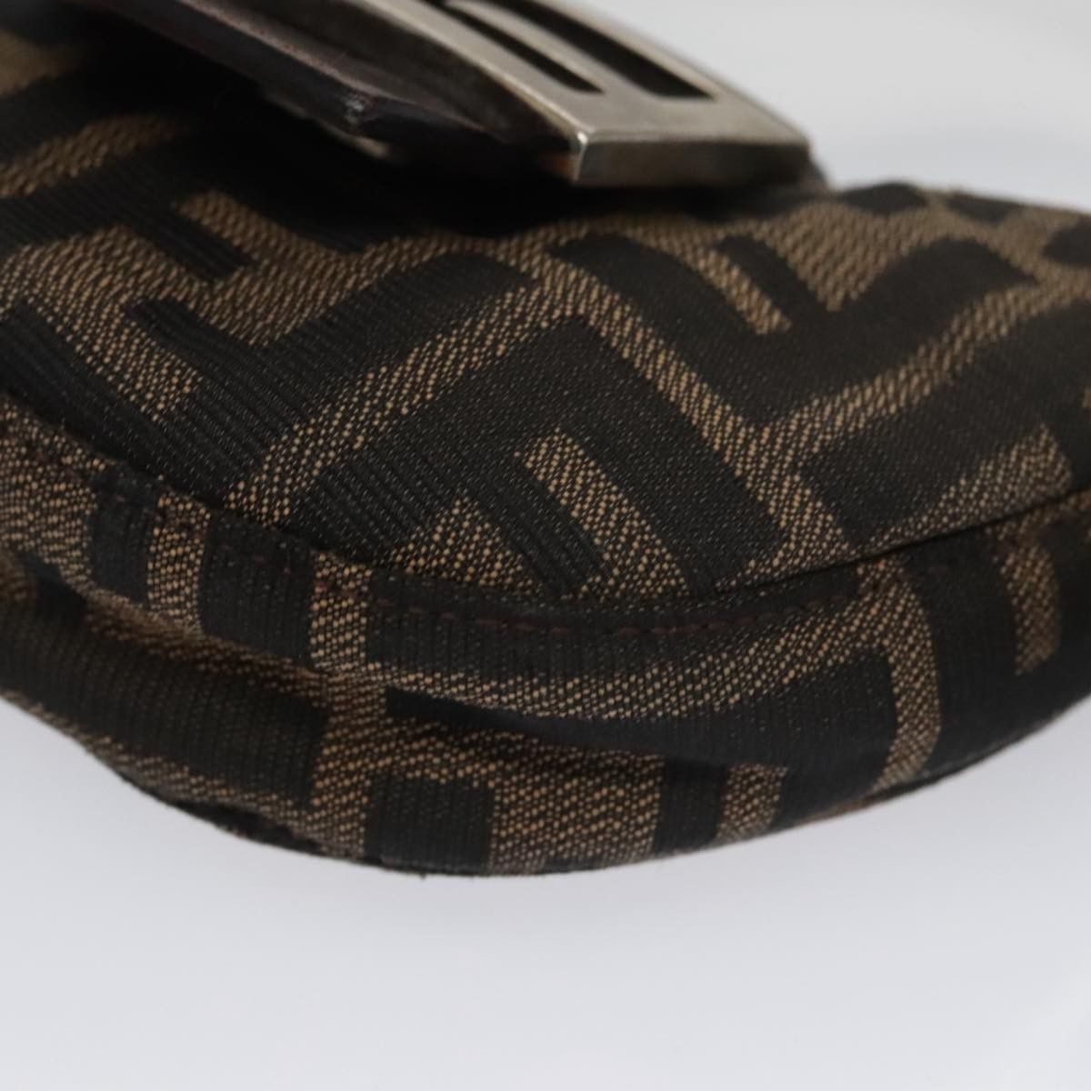 Fendi Croissant Petit Brown Canvas Handbag (Pre-Owned) Size ONE SIZE - 17 Thumbnail