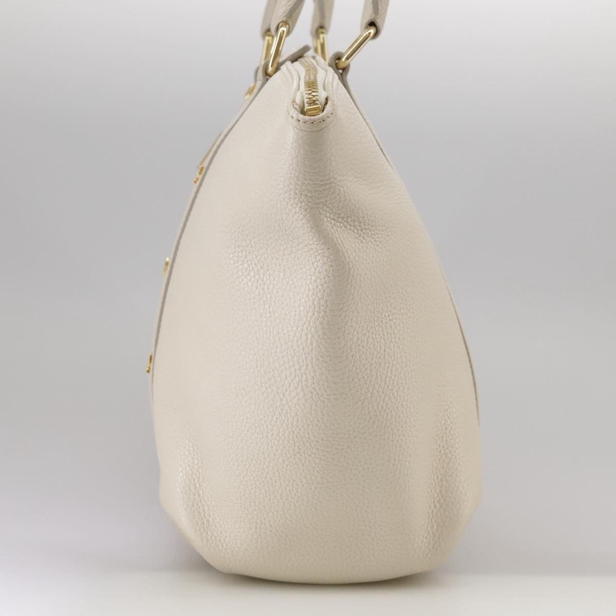 MCM White Leather Tote Bag (Pre-Owned) Size ONE SIZE - 3 Thumbnail