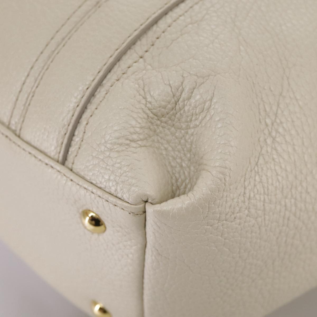 MCM White Leather Tote Bag (Pre-Owned) Size ONE SIZE - 9 Thumbnail