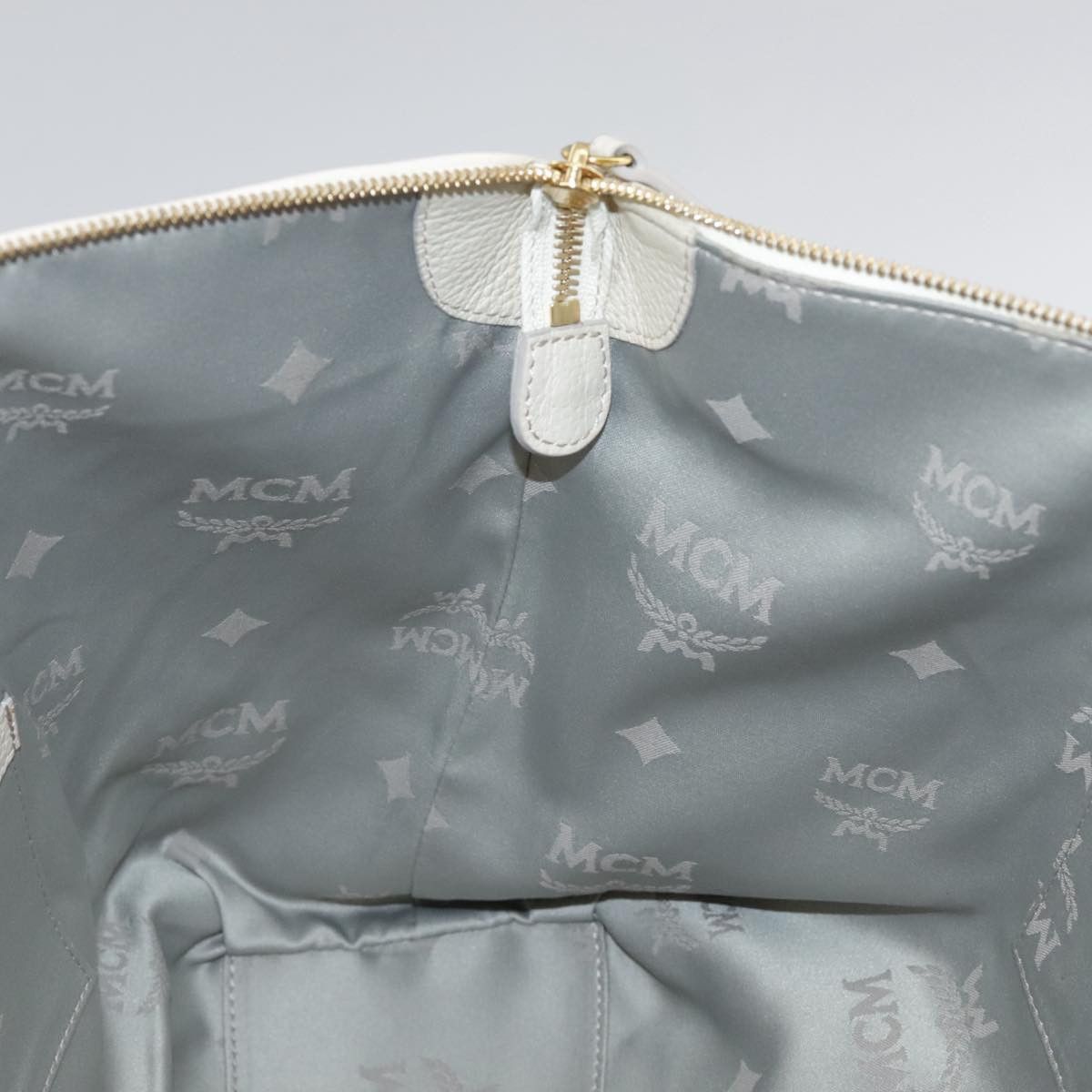 MCM White Leather Tote Bag (Pre-Owned) Size ONE SIZE - 20 Thumbnail