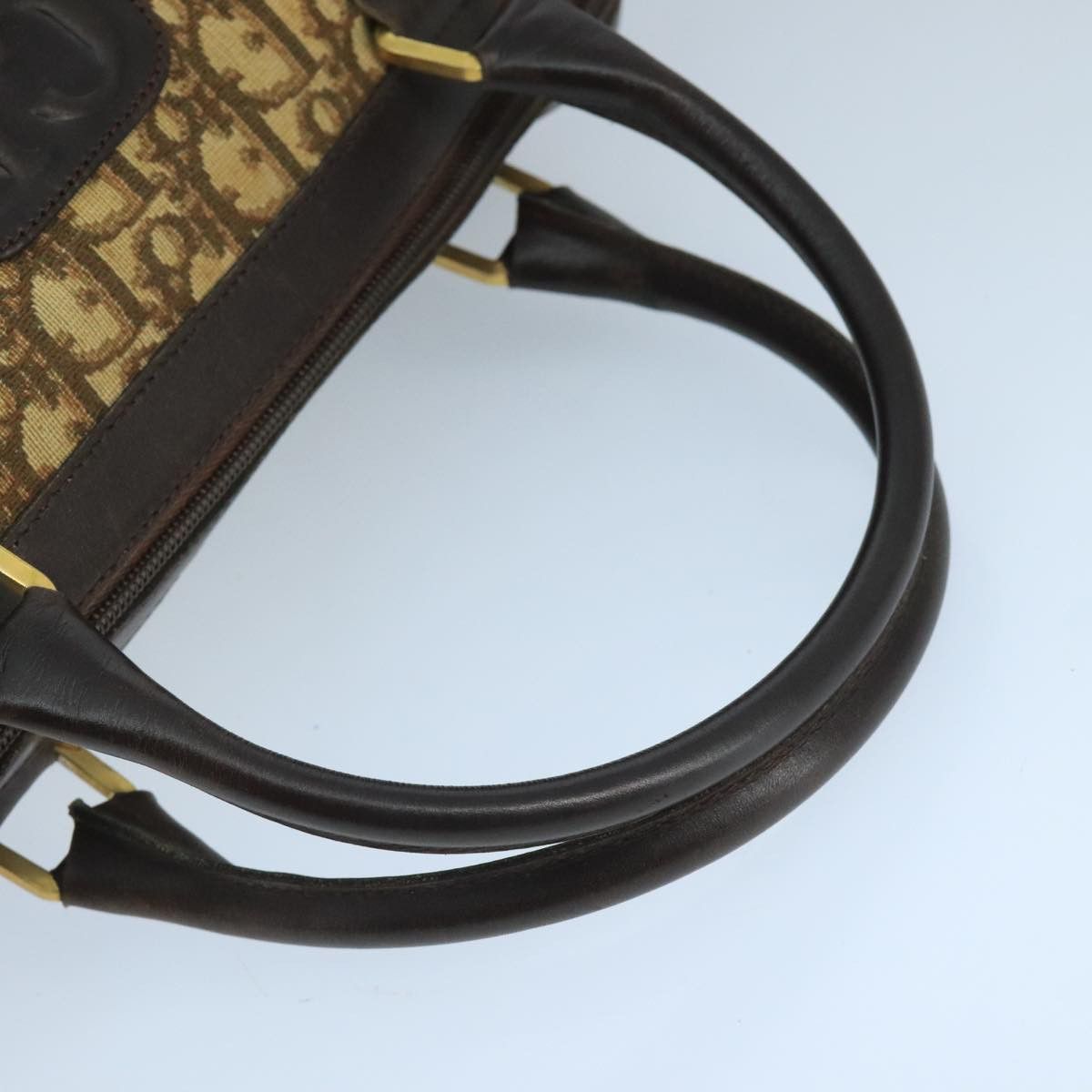 Dior Trotter Brown Canvas Handbag (Pre-Owned) Size ONE SIZE - 5 Thumbnail