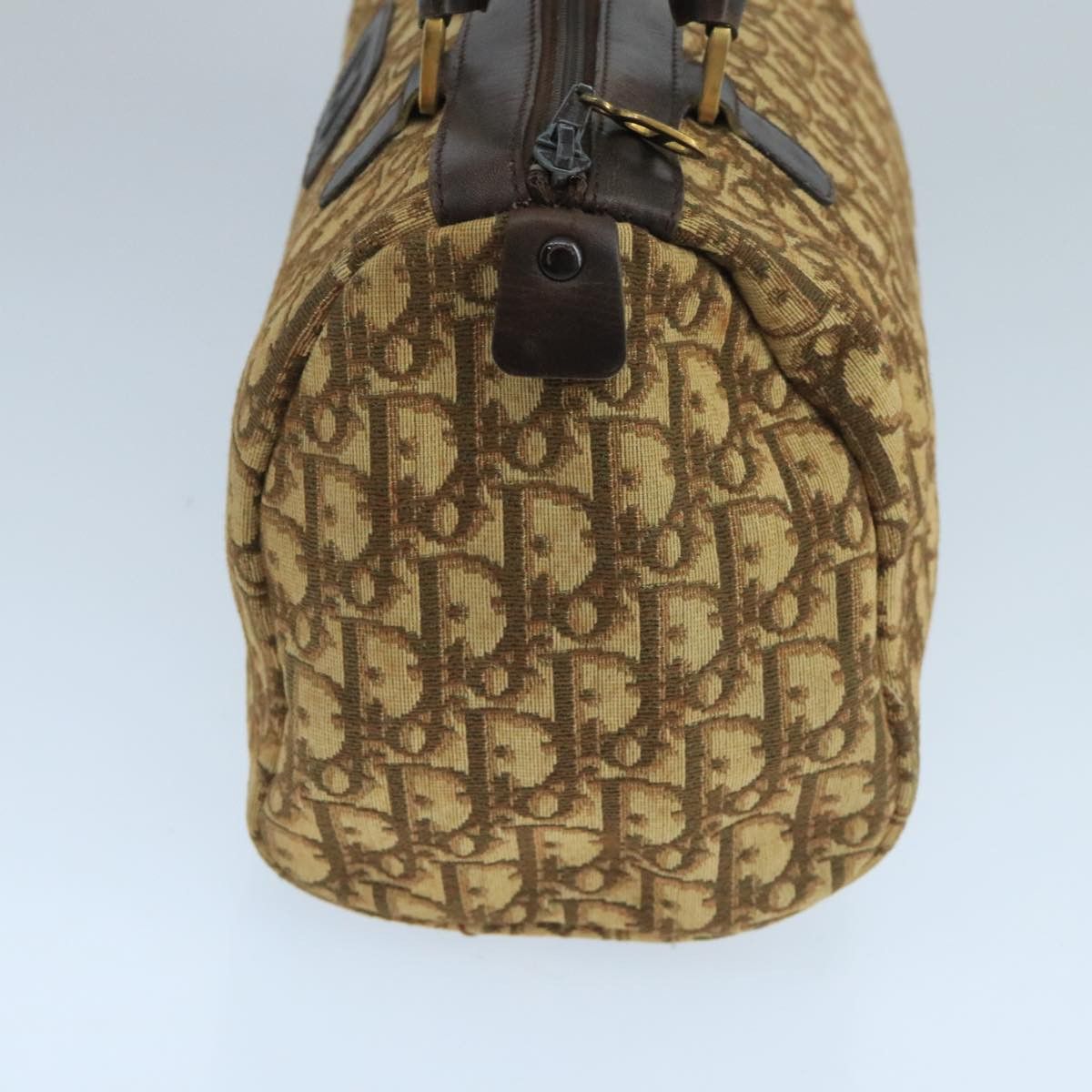 Dior Trotter Brown Canvas Handbag (Pre-Owned) Size ONE SIZE - 4 Thumbnail