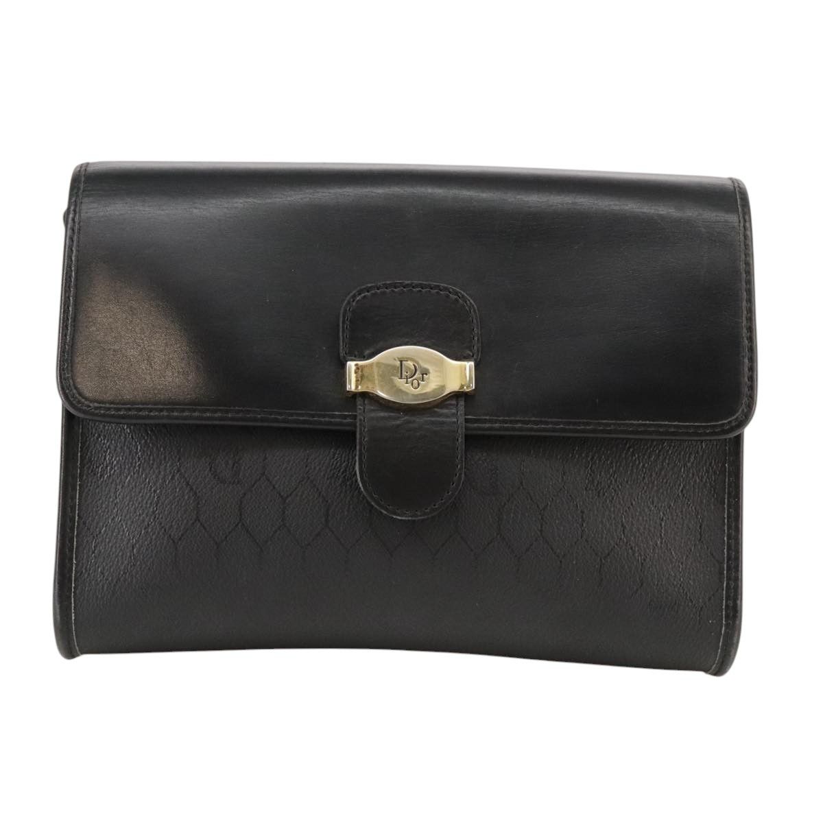 Dior Honeycomb Black Leather Shoulder Bag (Pre-Owned) Size ONE SIZE - 15 Thumbnail