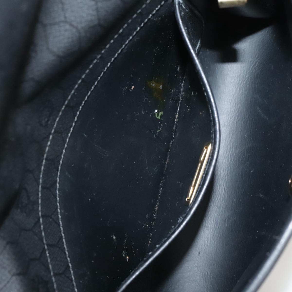 Dior Honeycomb Black Leather Shoulder Bag (Pre-Owned) Size ONE SIZE - 10 Thumbnail