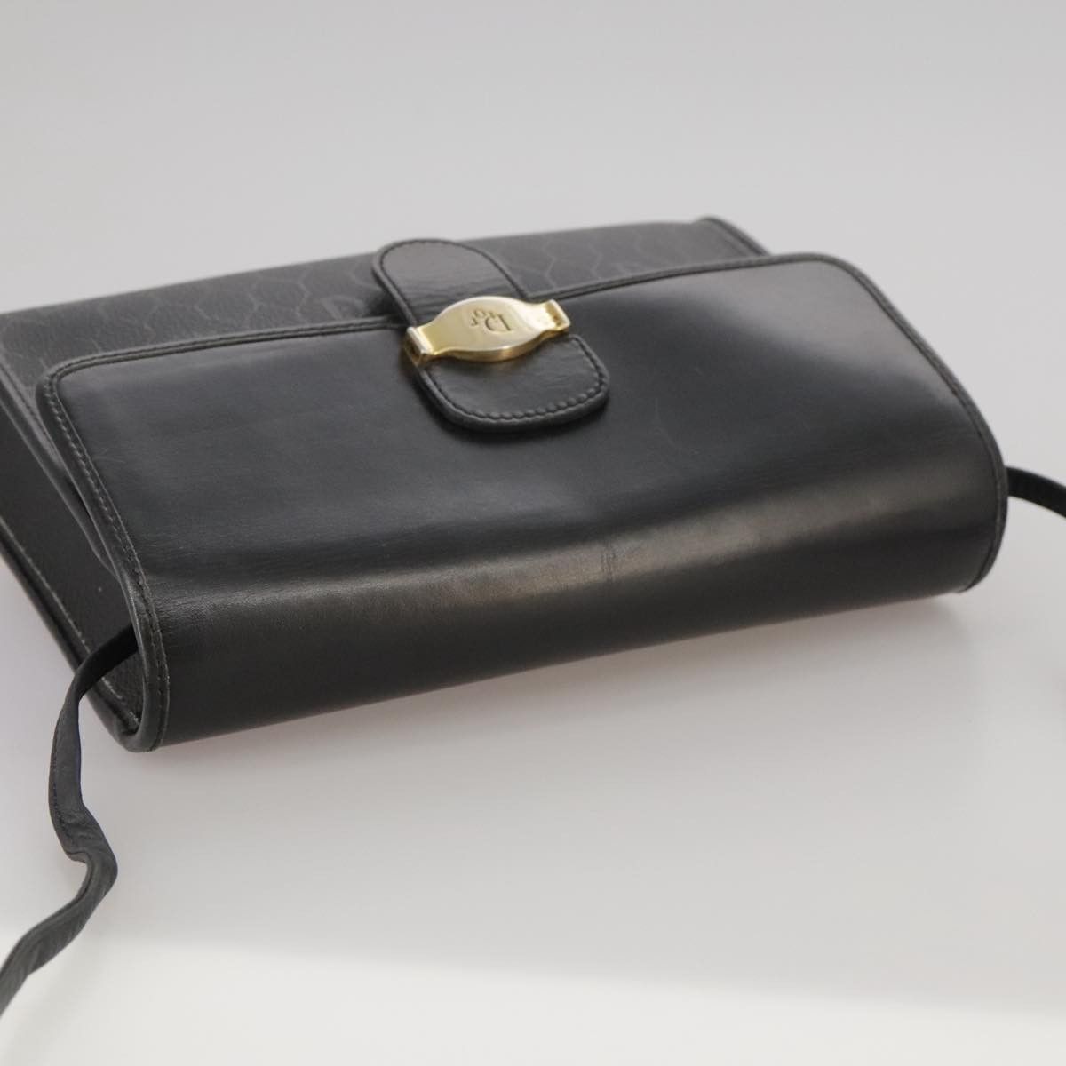 Dior Honeycomb Black Leather Shoulder Bag (Pre-Owned) Size ONE SIZE - 13 Thumbnail