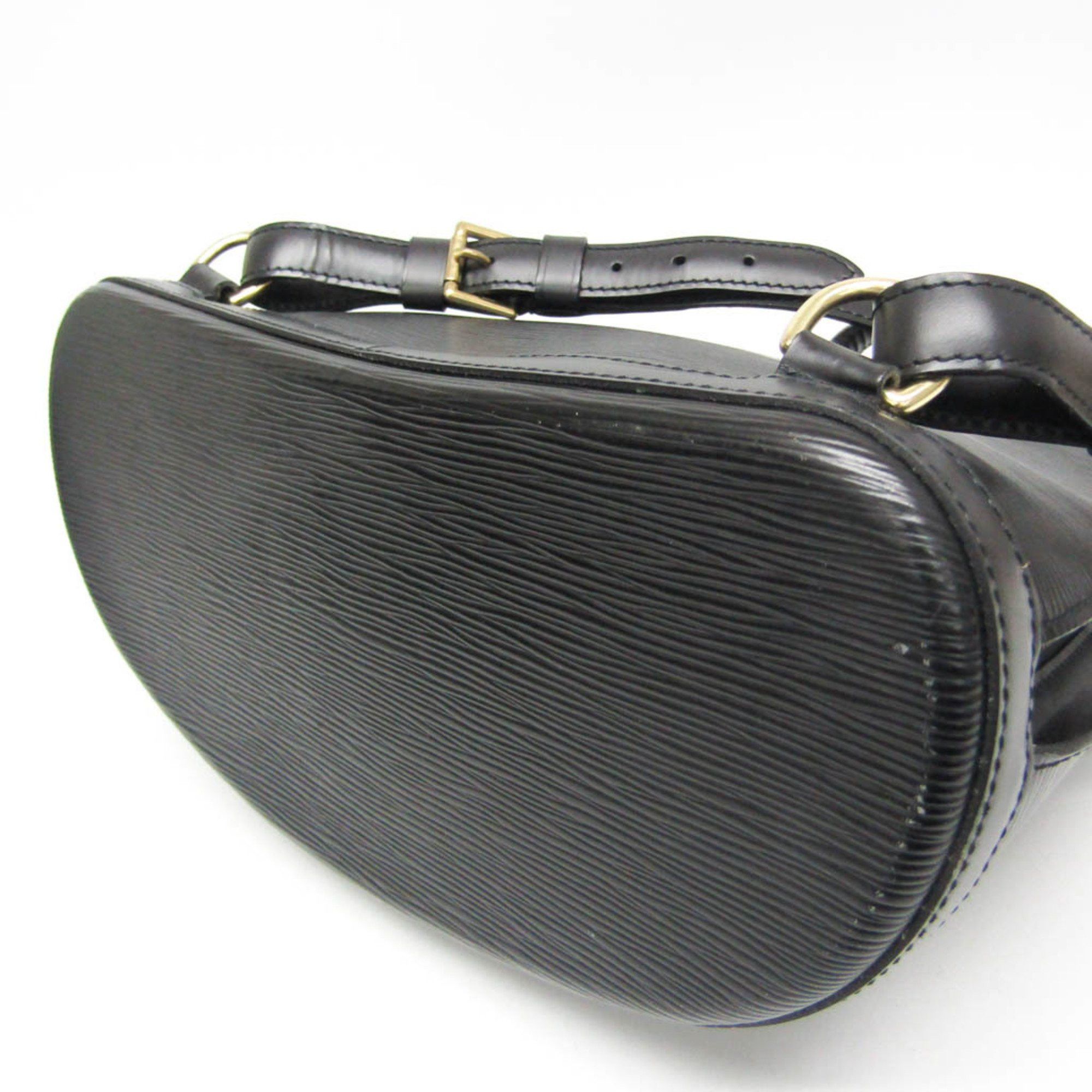 Louis Vuitton Gobelins Black Leather Backpack Bag (Pre-Owned) Size ONE SIZE - 3 Thumbnail