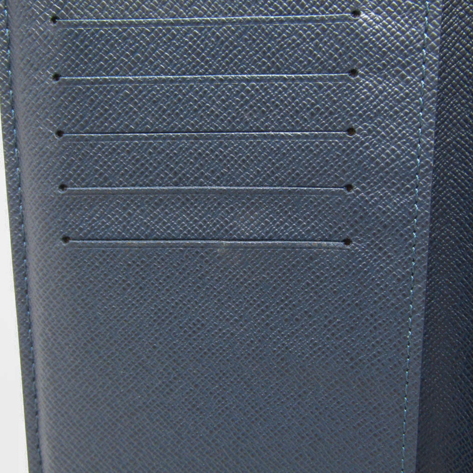 Louis Vuitton Brazza Navy Leather Wallet (Pre-Owned) Size ONE SIZE - 6 Thumbnail