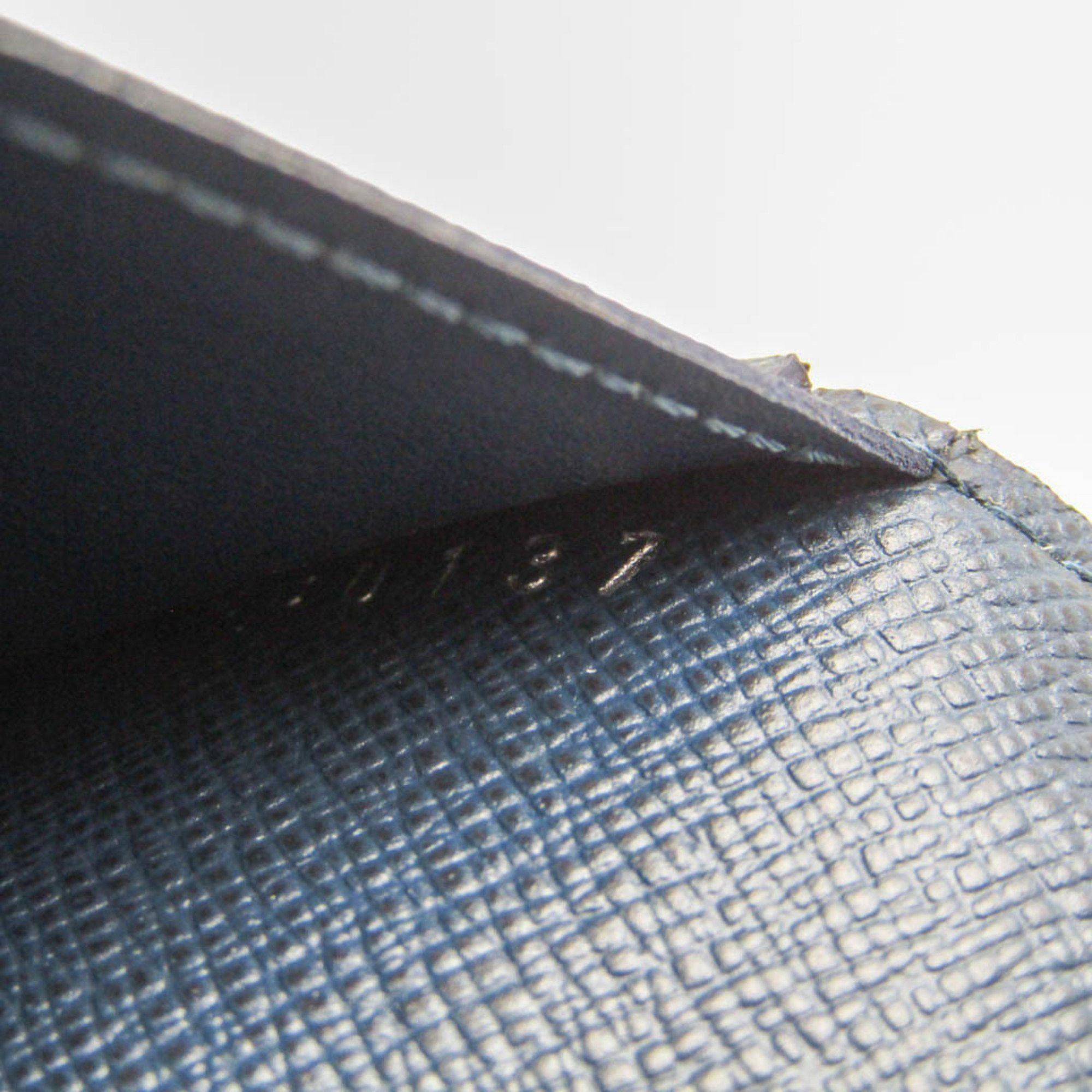 Louis Vuitton Brazza Navy Leather Wallet (Pre-Owned) Size ONE SIZE - 10 Thumbnail