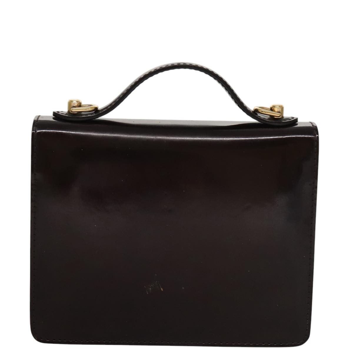 Louis Vuitton Monceau Burgundy Patent Leather Handbag (Pre-Owned) Size ONE SIZE - 2 Thumbnail
