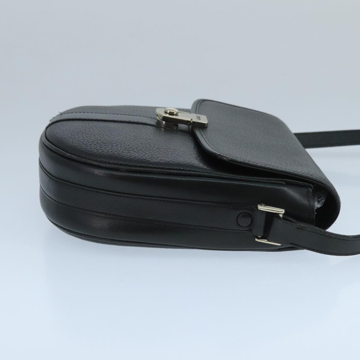 Burberry Black Leather Shoulder Bag (Pre-Owned) Size ONE SIZE - 3 Thumbnail