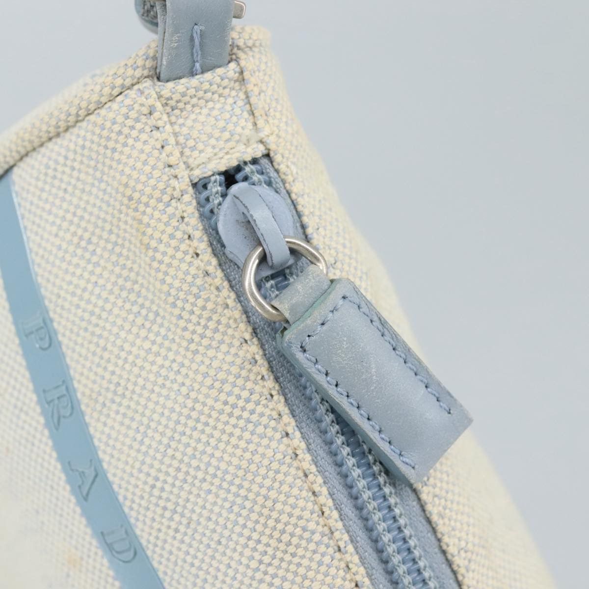 Prada Sports Blue Canvas Handbag (Pre-Owned) Size ONE SIZE - 11 Thumbnail
