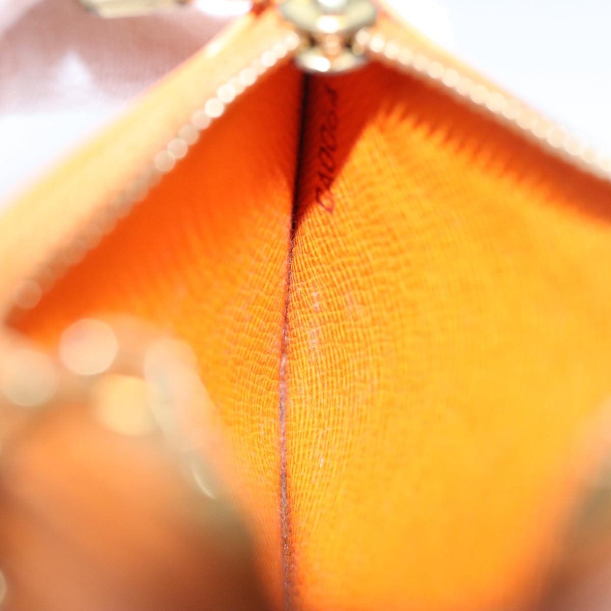Louis Vuitton Pochette Clés Orange Leather Wallet (Pre-Owned) Size ONE SIZE - 18 Thumbnail