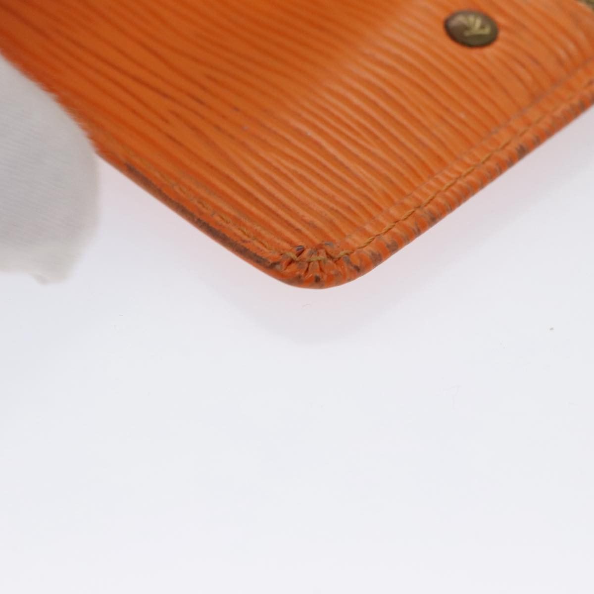 Louis Vuitton Pochette Clés Orange Leather Wallet (Pre-Owned) Size ONE SIZE - 6 Thumbnail