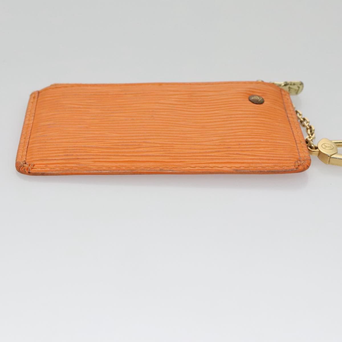 Louis Vuitton Pochette Clés Orange Leather Wallet (Pre-Owned) Size ONE SIZE - 9 Thumbnail