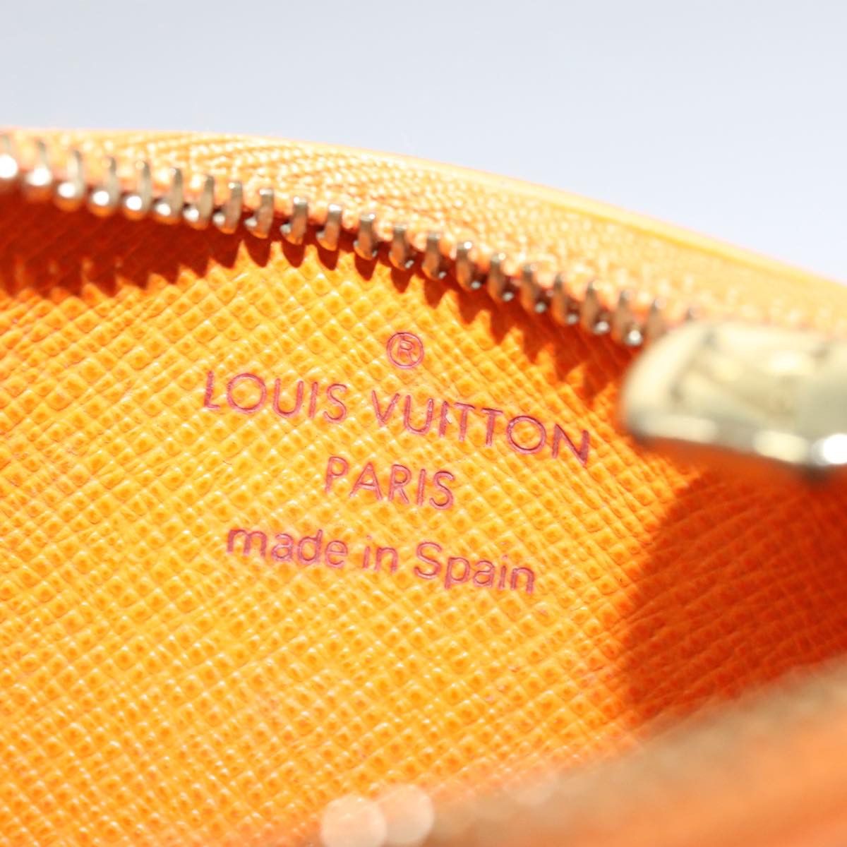 Louis Vuitton Pochette Clés Orange Leather Wallet (Pre-Owned) Size ONE SIZE - 15 Thumbnail