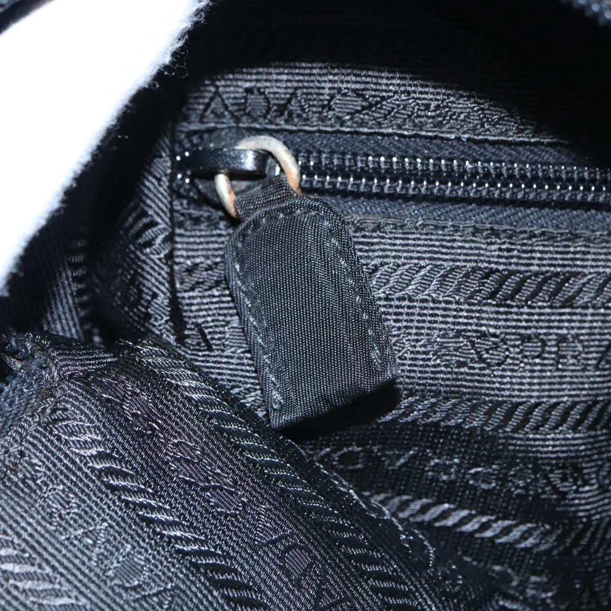 Prada Tessuto Black Synthetic Handbag (Pre-Owned) Size ONE SIZE - 16 Thumbnail