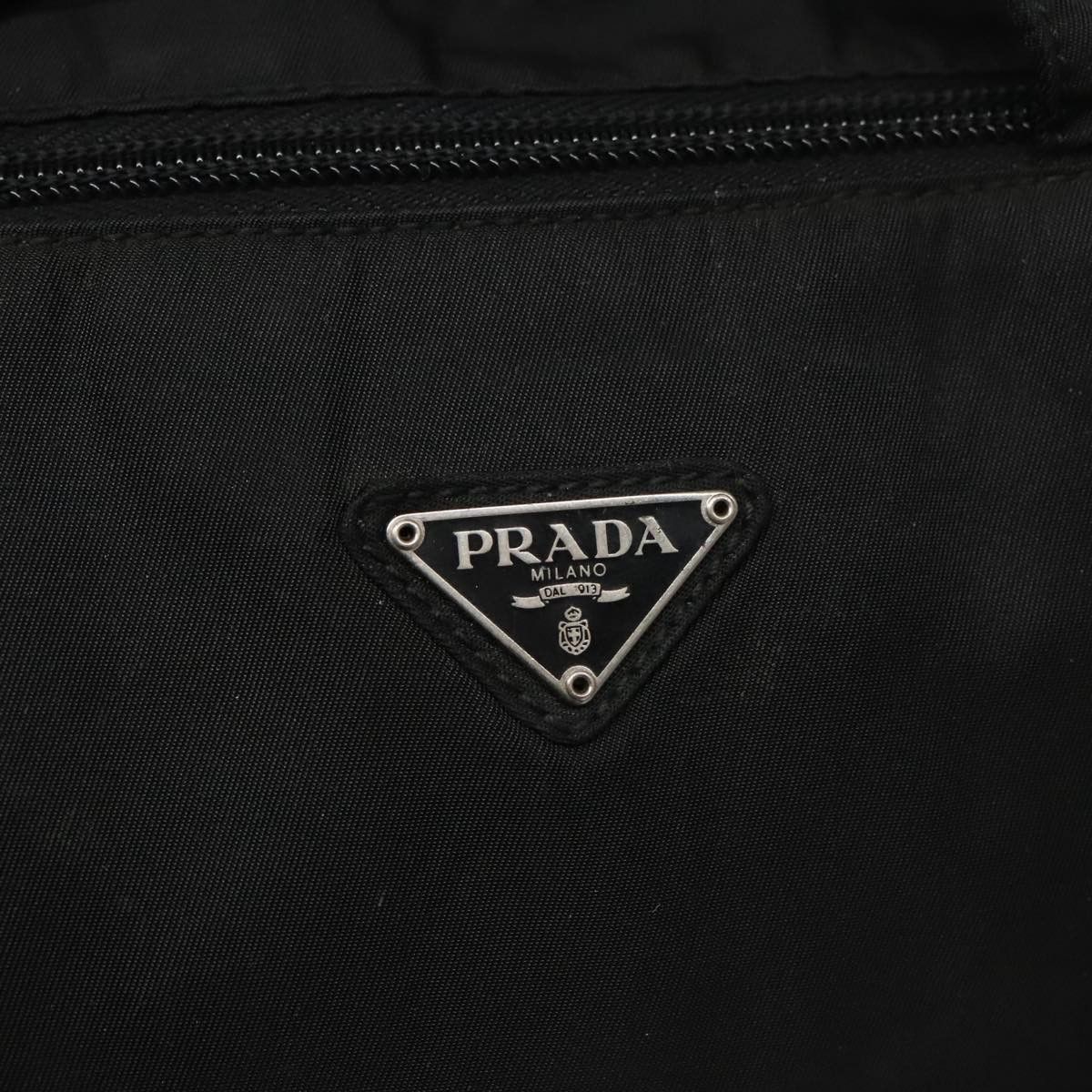 Prada Tessuto Black Synthetic Handbag (Pre-Owned) Size ONE SIZE - 15 Thumbnail