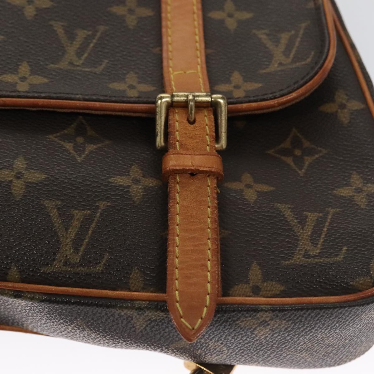 Marelle Brown Canvas Backpack Bag (Pre-Owned)