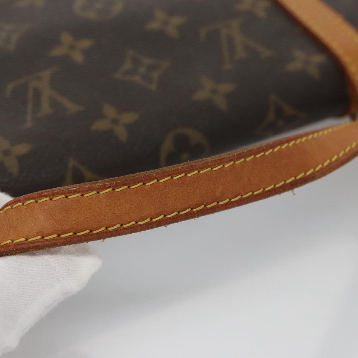 Marelle Brown Canvas Backpack Bag (Pre-Owned)