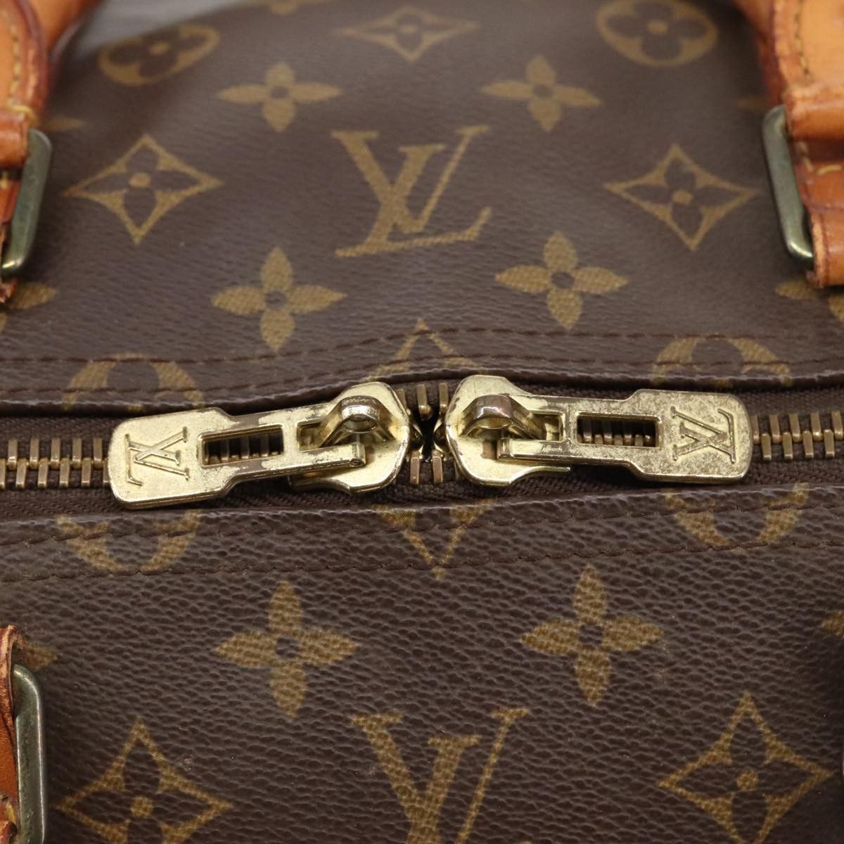 Louis Vuitton Keepall 55 Brown Canvas Travel Bag (Pre-Owned) Size ONE SIZE - 7 Thumbnail