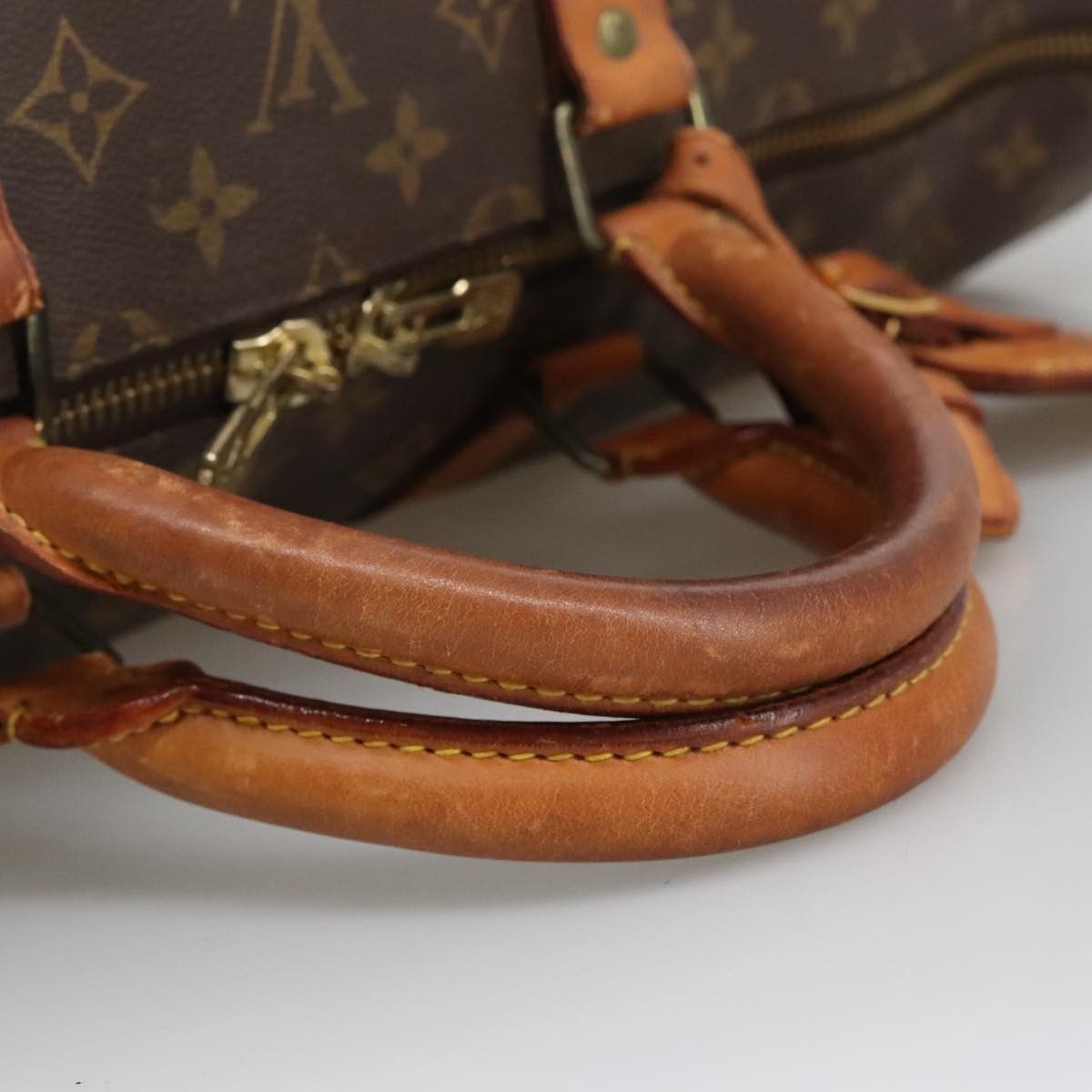 Louis Vuitton Keepall 55 Brown Canvas Travel Bag (Pre-Owned) Size ONE SIZE - 4 Thumbnail