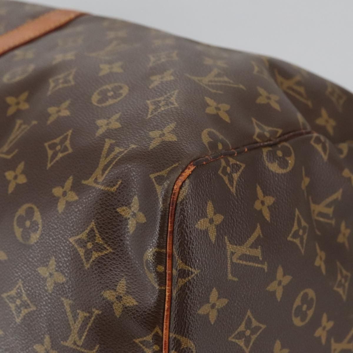 Louis Vuitton Keepall 55 Brown Canvas Travel Bag (Pre-Owned) Size ONE SIZE - 17 Thumbnail
