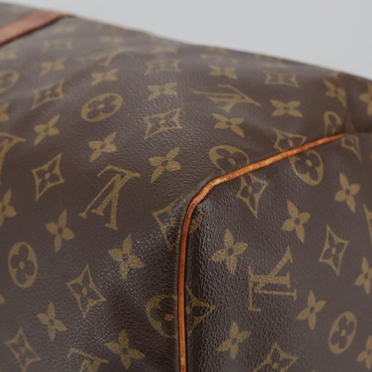Louis Vuitton Keepall 55 Brown Canvas Travel Bag (Pre-Owned) Size ONE SIZE - 18 Thumbnail
