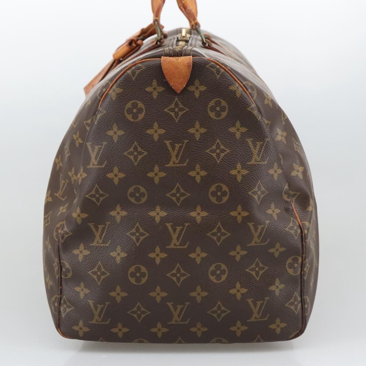 Louis Vuitton Keepall 55 Brown Canvas Travel Bag (Pre-Owned) Size ONE SIZE - 16 Thumbnail