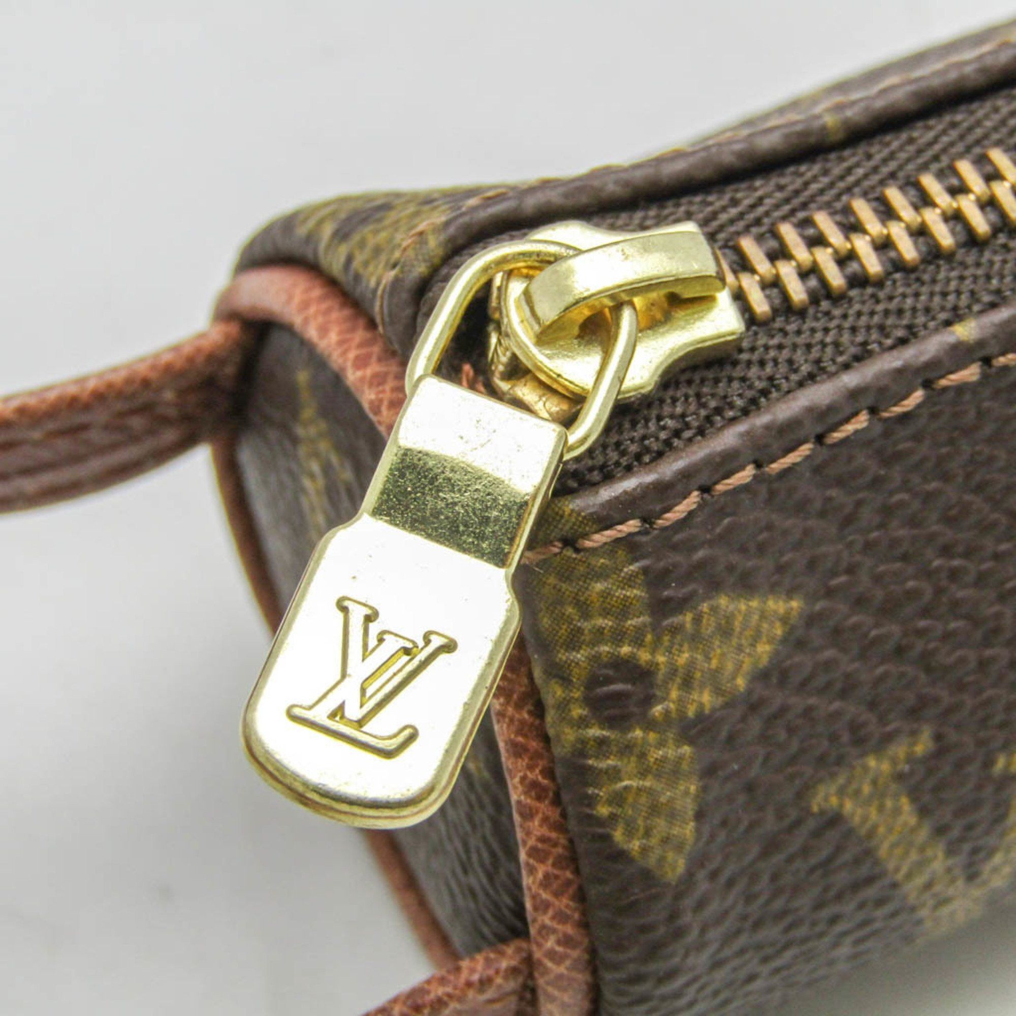Louis Vuitton Etui À Balles De Golf Brown Canvas Clutch Bag (Pre-Owned) Size ONE SIZE - 5 Thumbnail