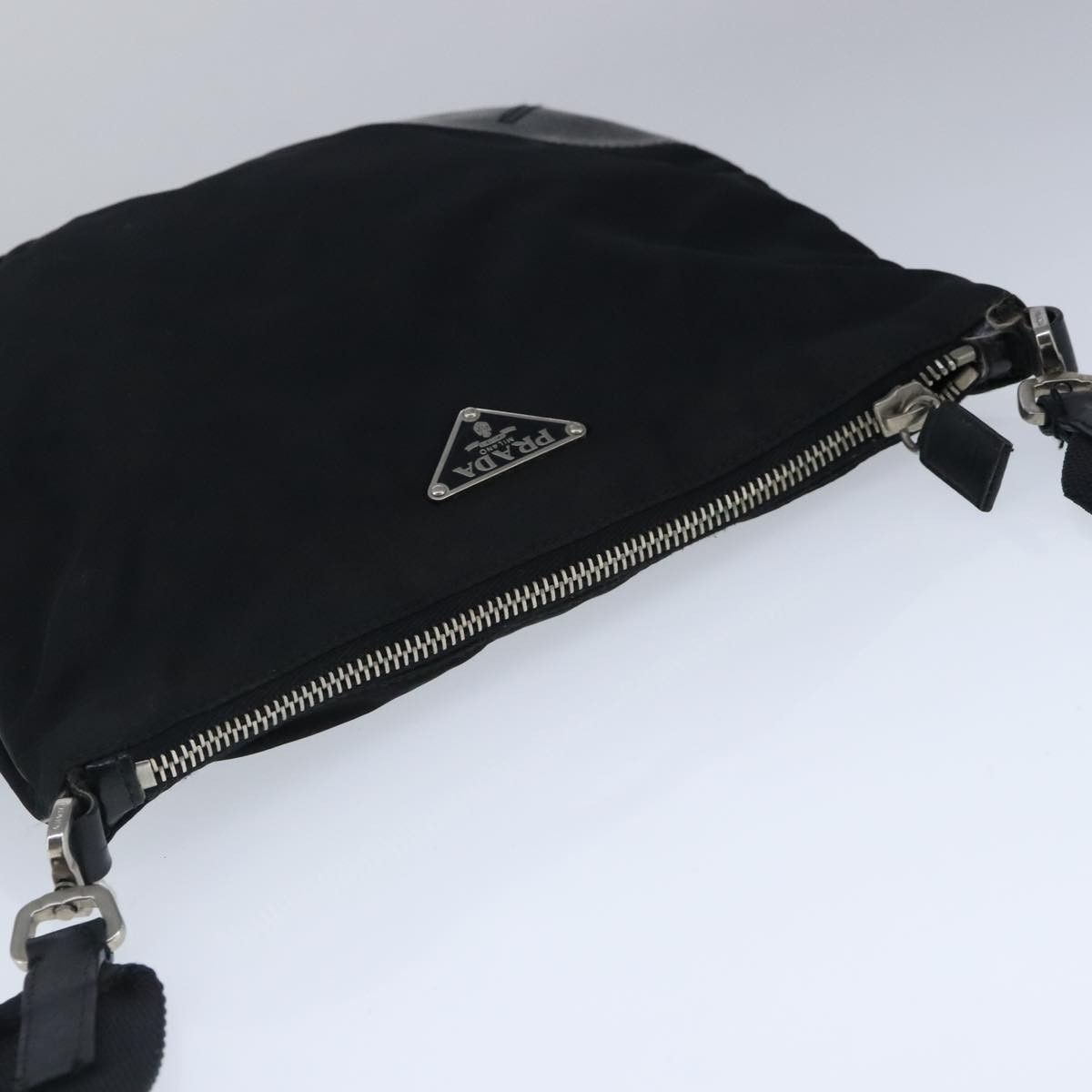 Prada Re-Nylon Black Synthetic Shoulder Bag (Pre-Owned) Size ONE SIZE - 12 Thumbnail
