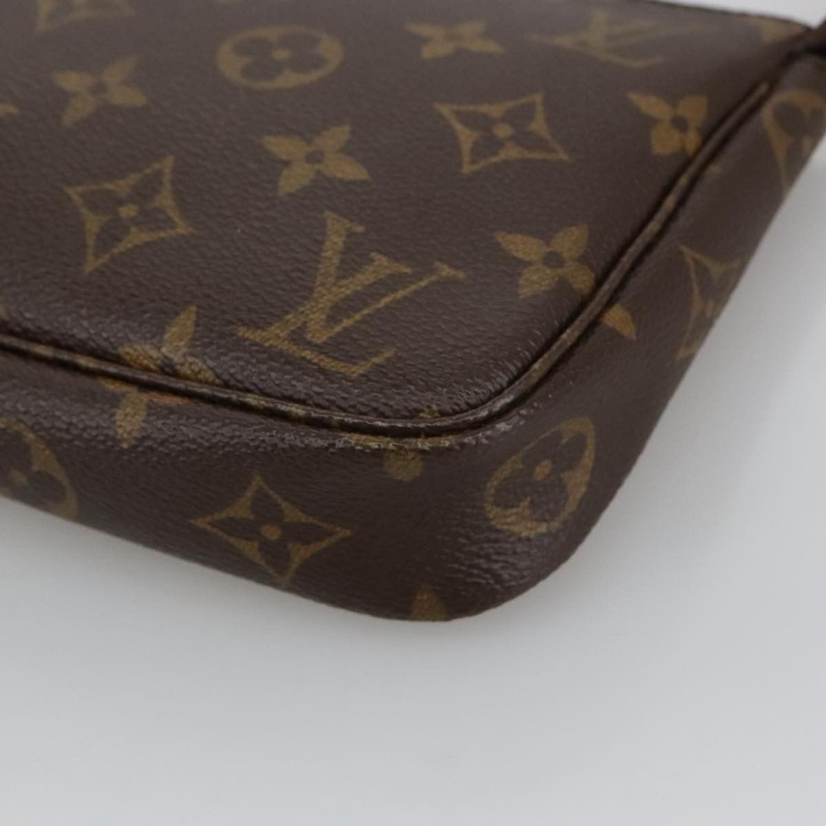 Louis Vuitton Pochette Accessoire Brown Canvas Clutch Bag (Pre-Owned) Size ONE SIZE - 6 Thumbnail