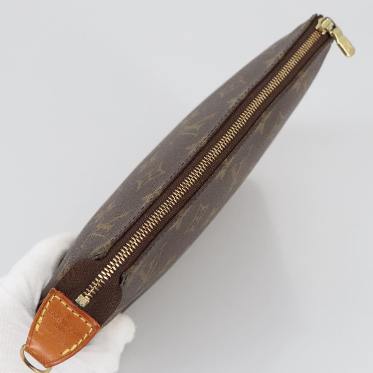 Louis Vuitton Pochette Accessoire Brown Canvas Clutch Bag (Pre-Owned) Size ONE SIZE - 5 Thumbnail