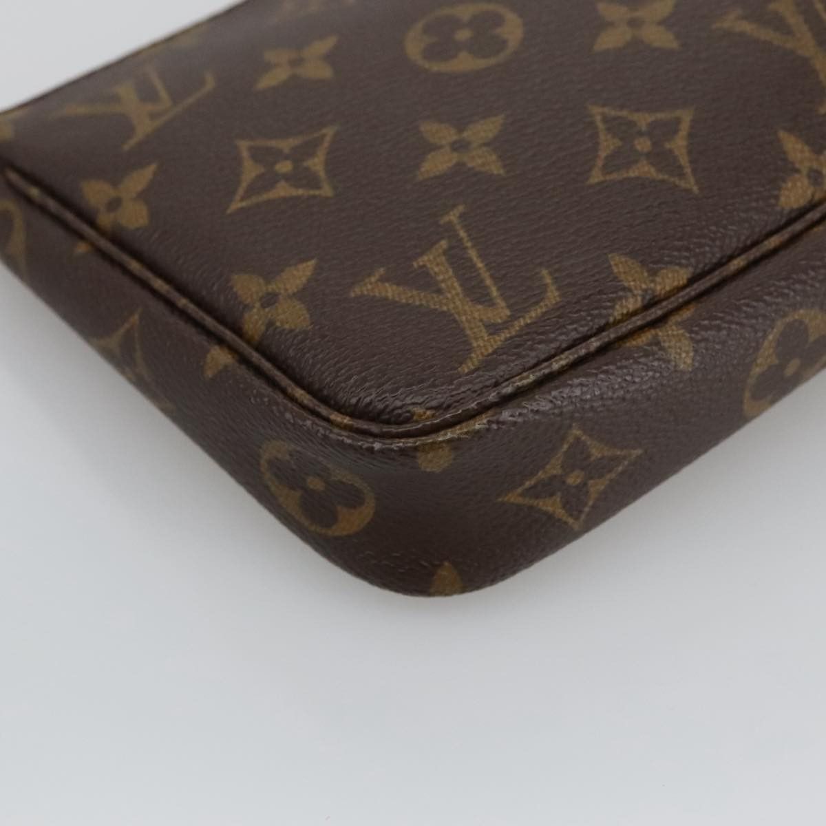 Louis Vuitton Pochette Accessoire Brown Canvas Clutch Bag (Pre-Owned) Size ONE SIZE - 7 Thumbnail