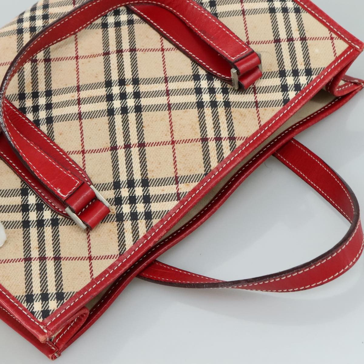 Burberry Nova Check Beige Canvas Handbag (Pre-Owned) Size ONE SIZE - 15 Thumbnail
