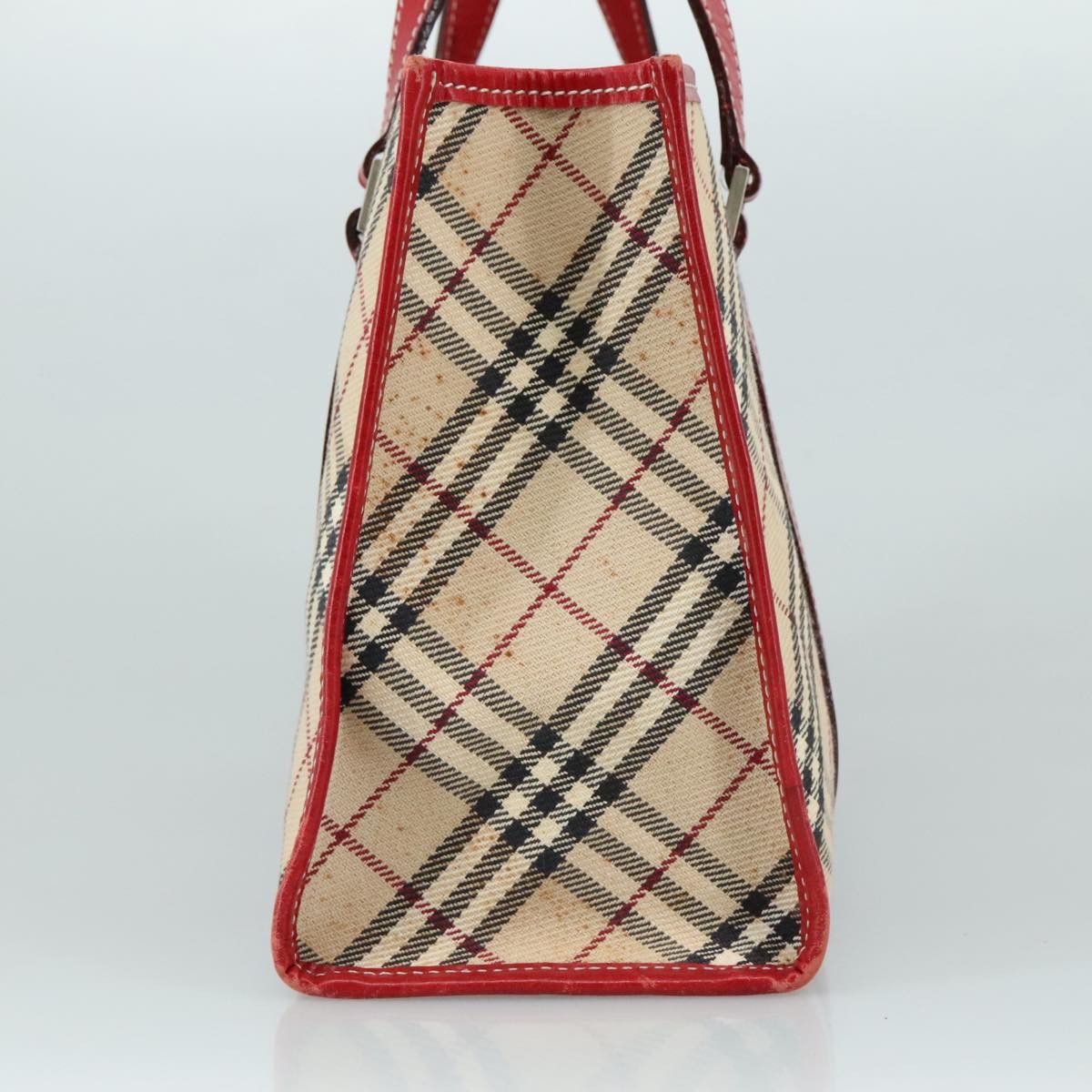Burberry Nova Check Beige Canvas Handbag (Pre-Owned) Size ONE SIZE - 4 Thumbnail