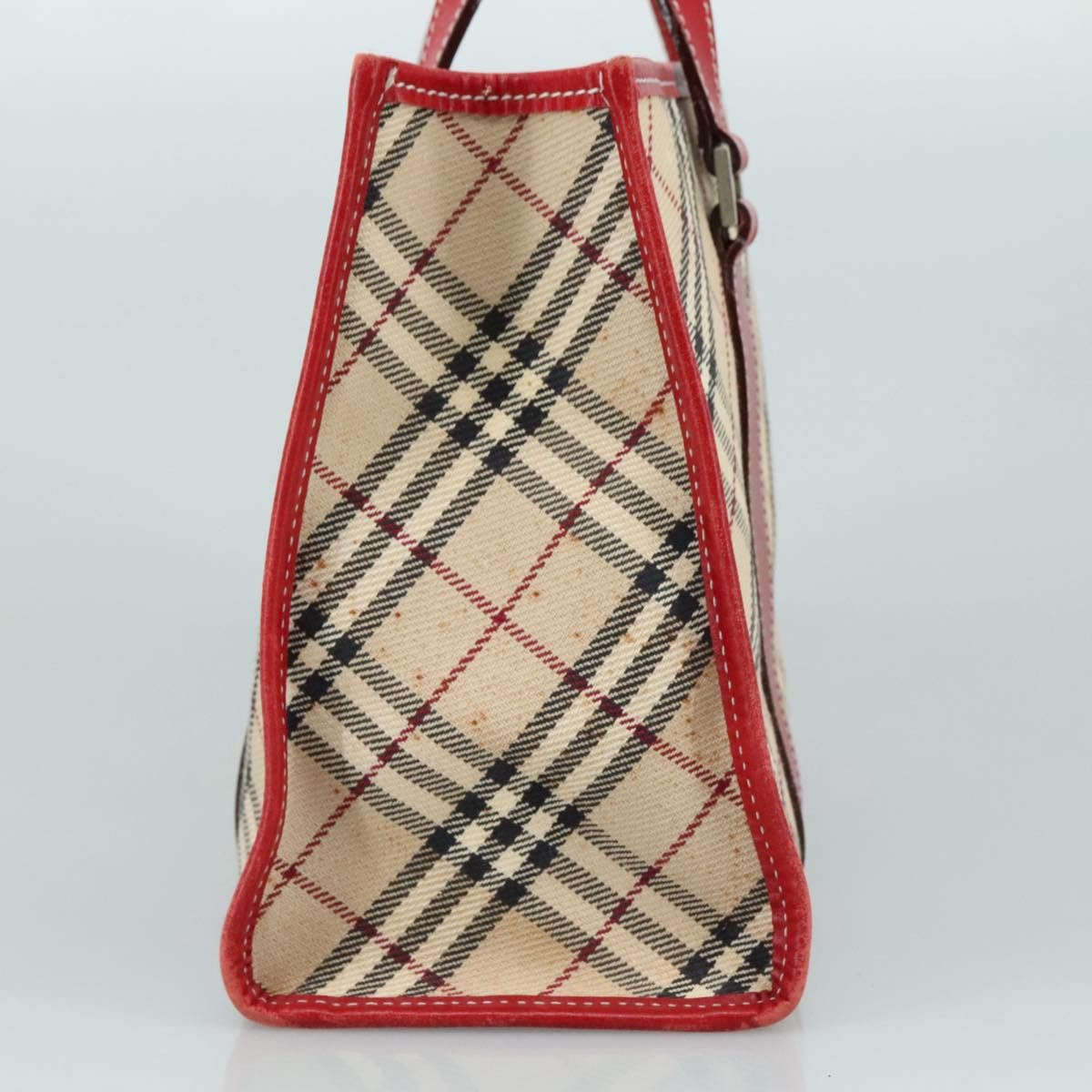 Burberry Nova Check Beige Canvas Handbag (Pre-Owned) Size ONE SIZE - 3 Thumbnail